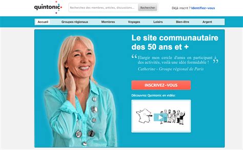 Quintonic : Activités, rencontre, magazine et forum pour les senior...